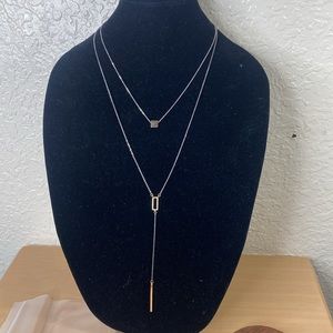 Loft double layered necklace